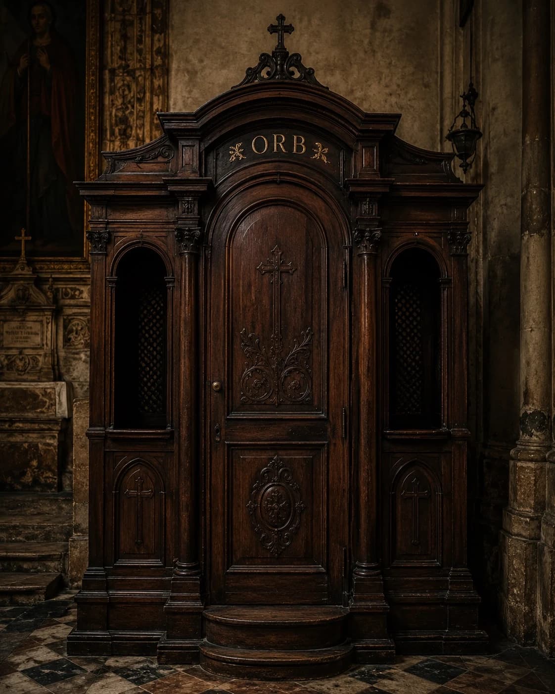 Confession booth