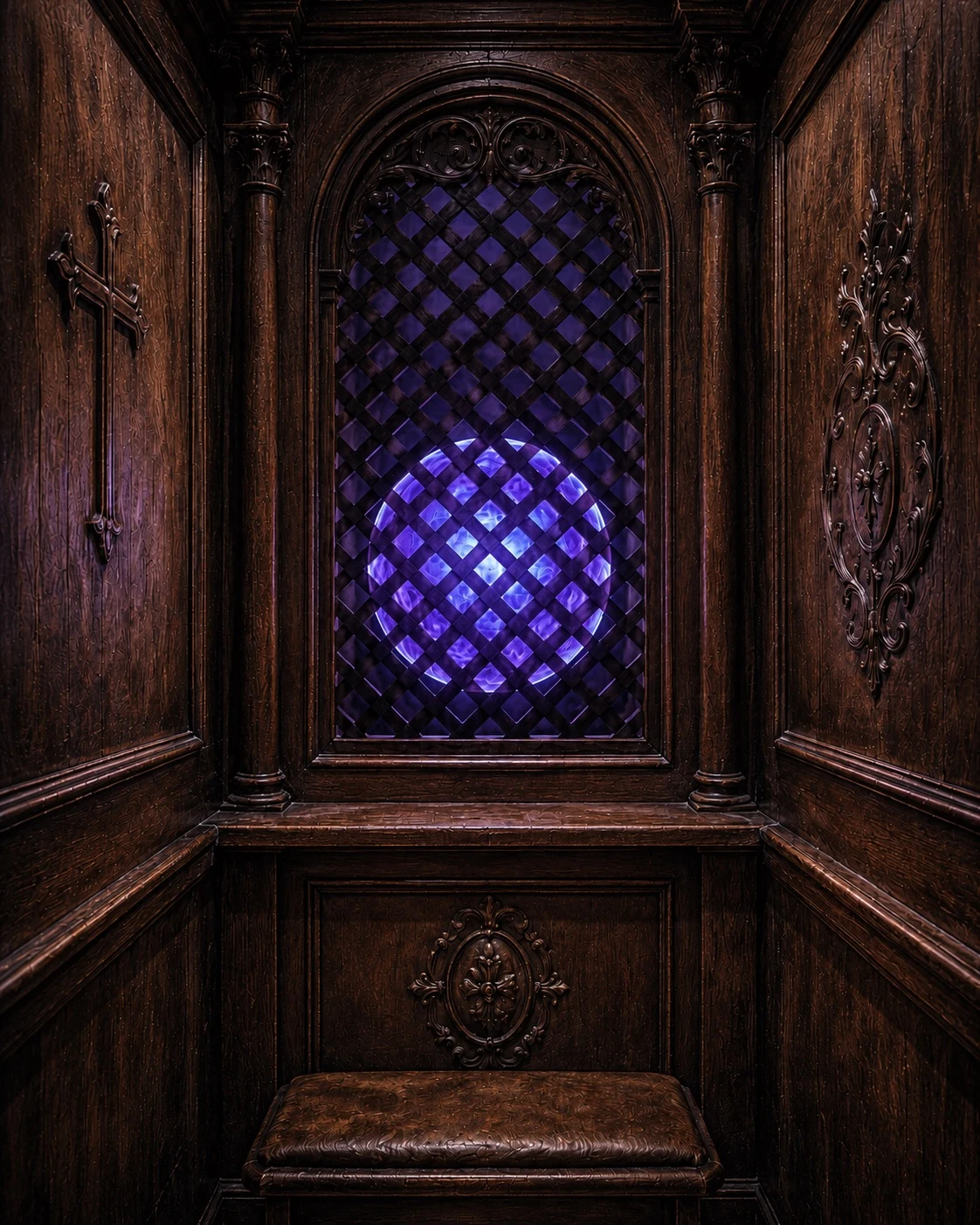 Inside the Orb confession booth